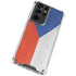 Czech Republic Flag Distressed Galaxy S21 Ultra 5G Clear Case
